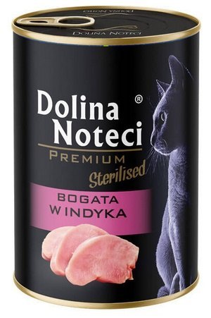 Dolina Noteci Premium Kot Sterilised Bogata w indyka puszka 400g