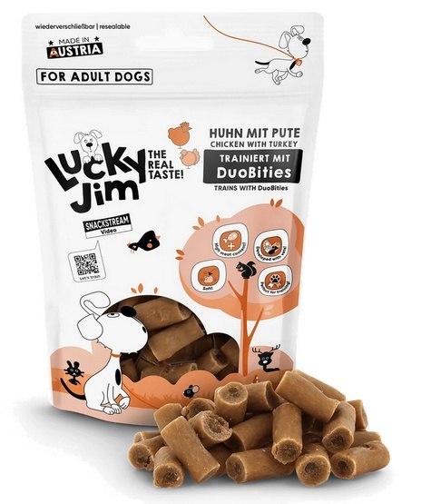 Lucky Jim DuoBities Kurczak i indyk 70g