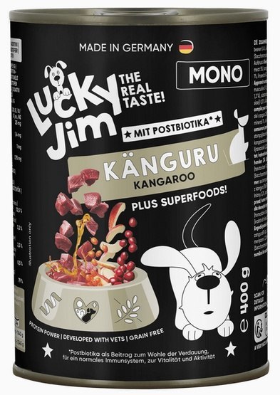 Lucky Jim Mono Adult Kangur puszka 400g