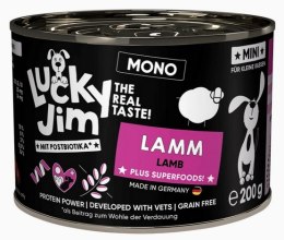 Lucky Jim Mono Mini Adult Jagnięcina puszka 200g