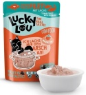 Lucky Lou Extrafood Tuńczyk & łosoś w bulionie saszetka 12x70g