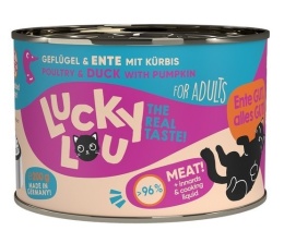 Lucky Lou Lifestage Adult Drób i kaczka puszka 6x200g