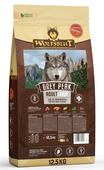 Wolfsblut Dog Grey Peak Large - koza i bataty 12,5kg
