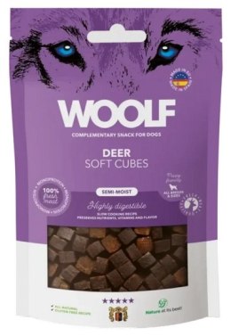 Woolf Soft Cubes Monoprotein Deer 100g
