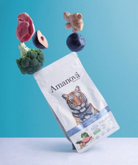 Amanova Cat Sterilised Delicious Lamb - jagnięcina 300g [termin ważności: 26.09.2026]