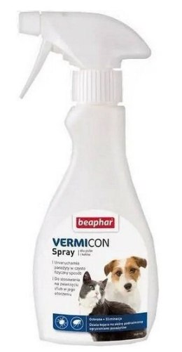 Beaphar Vermicon Spray dla psa i kota przeciwko pchłom i kleszczom 250ml