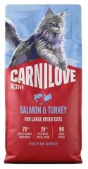 Carnilove Cat Active Salmon & Turkey Adult Large Breed - kaczka i indyk 2kg