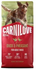 Carnilove Dog Active Duck & Pheasant Adult - kaczka i bażant 1,5kg