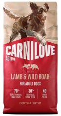 Carnilove Dog Active Lamb & Wild Boar Adult - jagnięcina i dzik 1,5kg