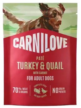 Carnilove Dog Turkey & Quail - indyk i przepiórka saszetka 300g