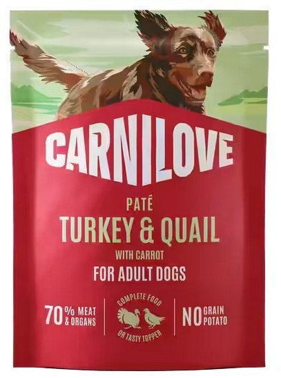 Carnilove Dog Turkey & Quail - indyk i przepiórka saszetka 300g