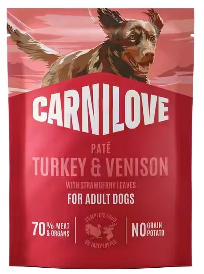 Carnilove Dog Turkey & Venison - indyk i dziczyzna saszetka 300g