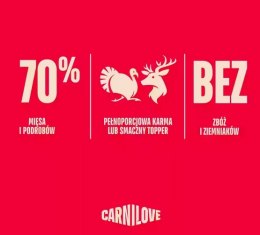 Carnilove Dog Turkey & Venison - indyk i dziczyzna saszetka 300g