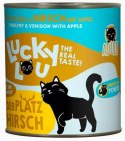 Lucky Lou Lifestage Adult Drób i jeleń puszka 800g