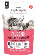 Wiejska Zagroda Kot Fileciki kurczak z jagnięciną saszetka 85g
