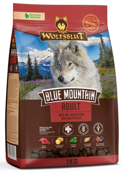 Wolfsblut Dog Blue Mountain Adult - dziczyzna i ziemniaki 1kg