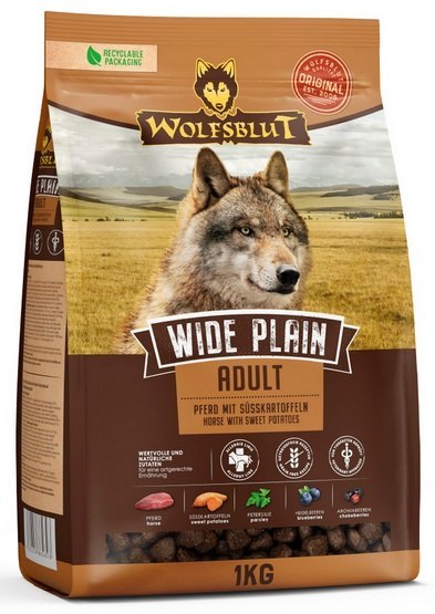 Wolfsblut Dog Wide Plain Adult - konina i bataty 1kg