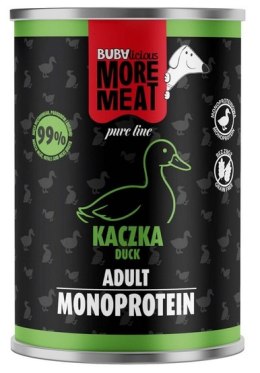 BUBAlicious Pies More Meat Mono kaczka puszka 400g