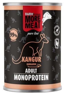 BUBAlicious Pies More Meat Mono kangur puszka 400g