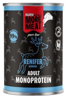 BUBAlicious Pies More Meat Mono renifer puszka 400g