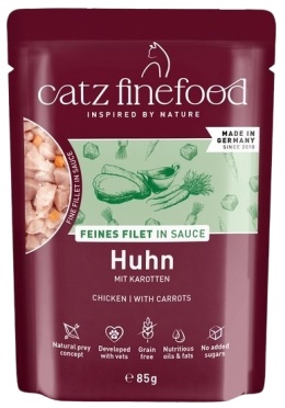 Catz Finefood Feines Filet In Sauce Kurczak i marchew saszetka 16x85g