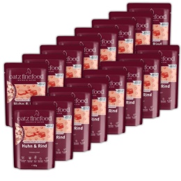 Catz Finefood Feines Filet In Sauce Kurczak i wołowina saszetka 16x85g
