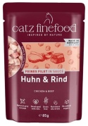 Catz Finefood Feines Filet In Sauce Kurczak i wołowina saszetka 16x85g