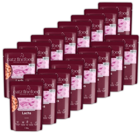 Catz Finefood Feines Filet In Sauce Łosoś saszetka 16x85g