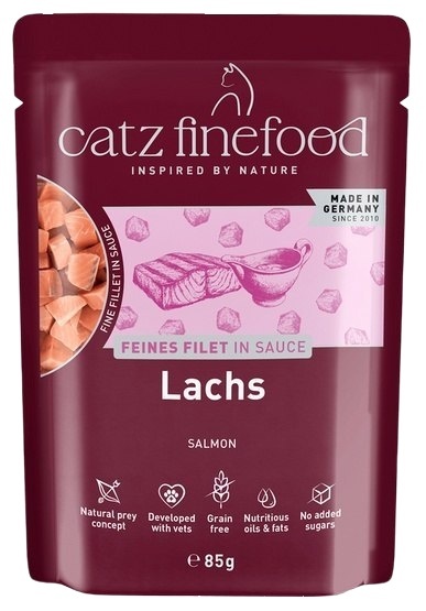 Catz Finefood Feines Filet In Sauce Łosoś saszetka 16x85g