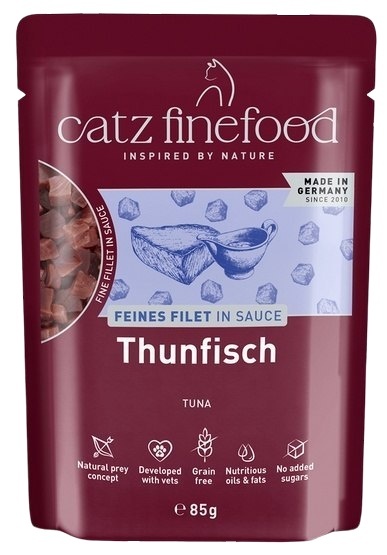 Catz Finefood Feines Filet In Sauce Tuńczyk saszetka 16x85g