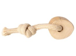 Dingo Psia-Kawka Gryzak z drewna kawowego sznur 1 węzeł 15cm