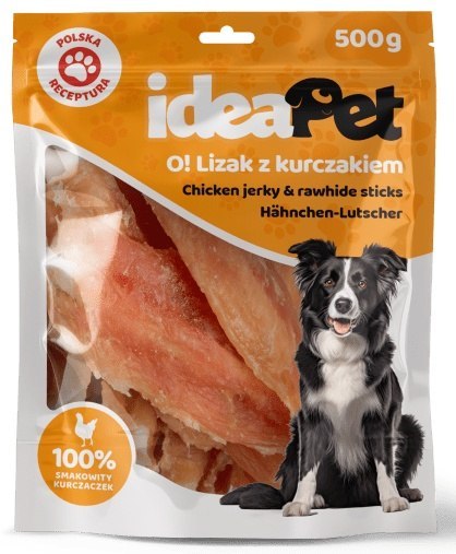 IdeaPet Lizak z kurczakiem 500g
