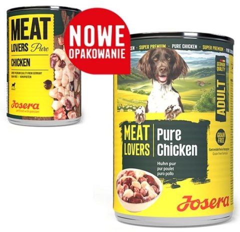 Josera Pies Meat Lovers Pure Kurczak puszka 400g