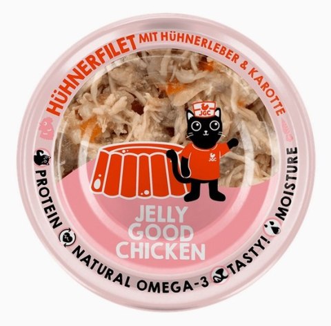 Lucky Lou Extrafood Kurczak i wątróbka z kurczaka w galaretce puszka 70g