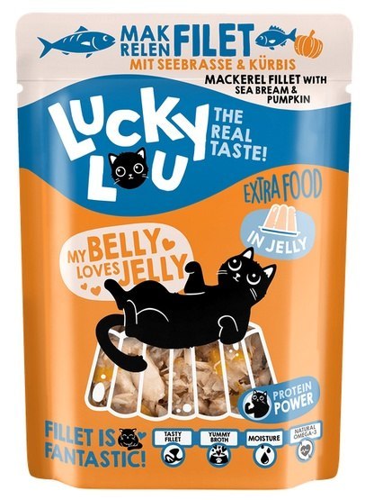 Lucky Lou Extrafood Makrela i dorada w galaretce saszetka 70g