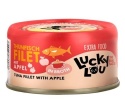 Lucky Lou Extrafood Tuńczyk i jabłko w bulionie puszka 12x70g