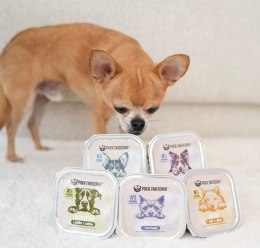 Paka Zwierzaka Dziczyzna i łosoś tacka 150g