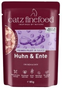Catz Finefood Feines Filet In Sauce Kurczak i kaczka saszetka 16x85g