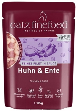 Catz Finefood Feines Filet In Sauce Kurczak i kaczka saszetka 16x85g