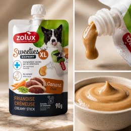 Zolux Sweeties XL Kremowy przysmak dla psa - kaczka 90g