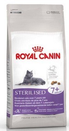 Royal Canin Sterilised 7+ karma sucha dla kotów dorosłych, od 7 do 12 roku życia, sterylizowanych 10kg Royal Canin Sterilised 7+ karma sucha dla kotów dorosłych, od 7 do 12 roku życia, sterylizowanych 10kg